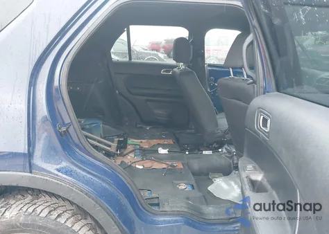 2017 Ford Explorer Police Interceptor из США, поврежденный, VIN 1FM5K8AT8HGC25644